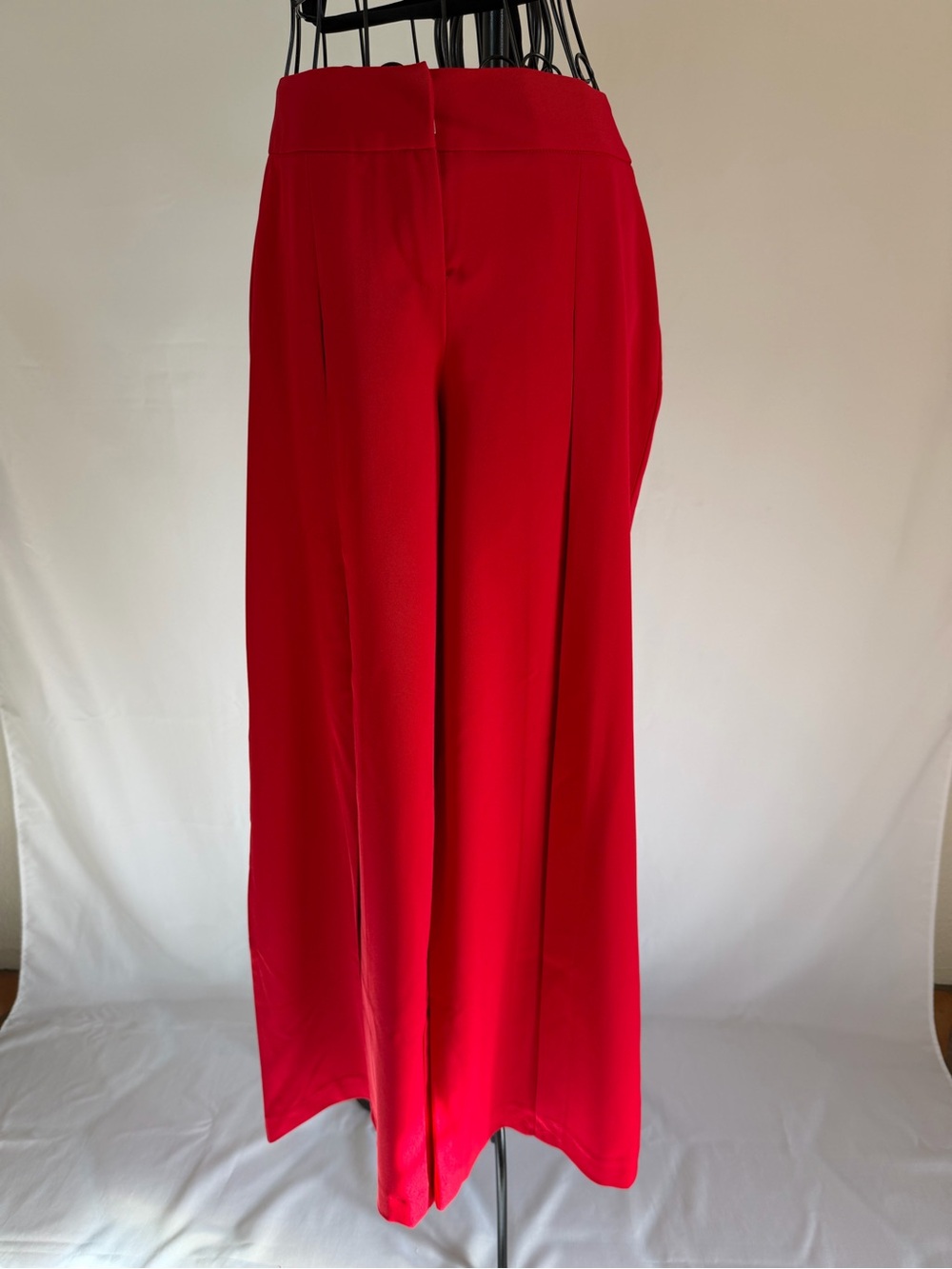 metrostyle Red Wide Leg Palazzo Pants